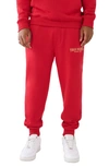 True Religion Brand Jeans Shine Arch Classic Joggers In Jester Red