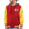 G-III SPORTS BY CARL BANKS G-III SPORTS BY CARL BANKS RED/GOLD KANSAS CITY CHIEFS COMMEMORATIVE REVERSIBLE FULL-ZIP JACKET