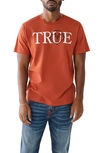 True Religion Brand Jeans True Face Graphic T-shirt In Picante