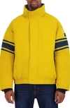 Nautica Men's Colorblocked Vintage Puffer Jacket In Mustard