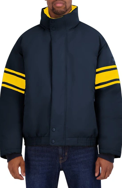 Nautica Men's Colorblocked Vintage Puffer Jacket In Navy