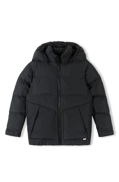 Reima Kids' Osteri Waterproof & Windproof Insulated Recycled Polyester Puffer Jacket In Black