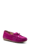 Ara Amarillo Leather Driving Shoe In Pink