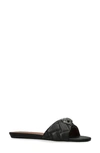 Kurt Geiger London Kensington Jelly Slide Sandal In Black