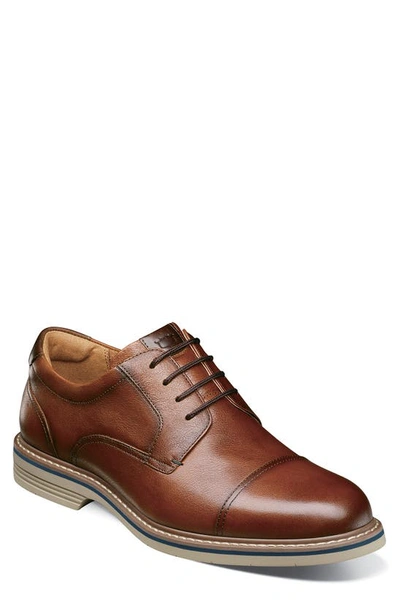 Florsheim Norwalk Cap Toe Derby In Cognac