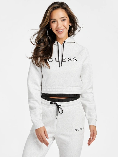 Guess Factory Ivy Crop Hoodie In Multi