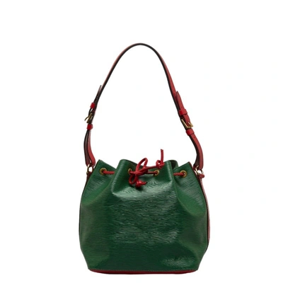 Pre-owned Louis Vuitton Noé Leather Shoulder Bag () In Green