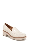 Naturalizer Cabaret Lug Sole Loafers In Porcelain