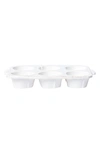 Vietri Lastra Muffin Tin In White