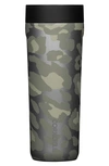 Corkcicle Insulated Travel Cup In Snow Leopard