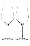 Waterford Elegance Set Of 2 Fine Crystal Pinot Noir Glasses In Clear