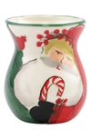 Vietri Old St. Nick Bud Vase In Multi