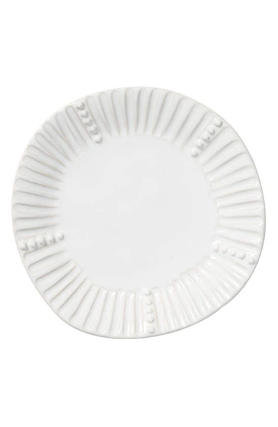 VIETRI VIETRI INCANTO STONE STRIPE SALAD PLATE