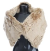 DOLCE & GABBANA DOLCE & GABBANA BEIGE ALPACA COLLAR WOMEN'S SCARF