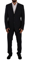 Domenico Tagliente Doico Tagliente Gray Polyester Single Breasted Formal Suit In Gray