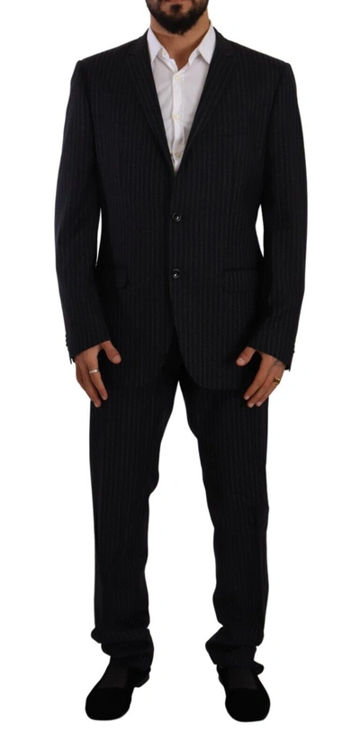 Domenico Tagliente Gray Polyester Single Breasted Formal Men's Suit