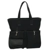 GUCCI GUCCI BLACK SYNTHETIC TOTE BAG (PRE-OWNED)