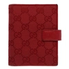 GUCCI GUCCI COUVERTURE AGENDA RED CANVAS WALLET  (PRE-OWNED)