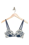 Wacoal Instant Icon Underwire Bra In Saragasso Sea/ Egret