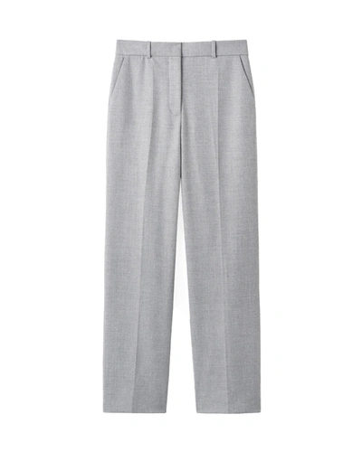 By Malene Birger Igda High-rise Straight-leg Trousers In Grey