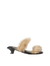 By Malene Birger Woman Sandals Beige Size 7 Shearling In Beige