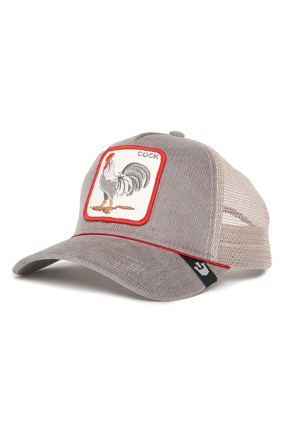 Goorin Bros The Arena Trucker Hat In Grey,red