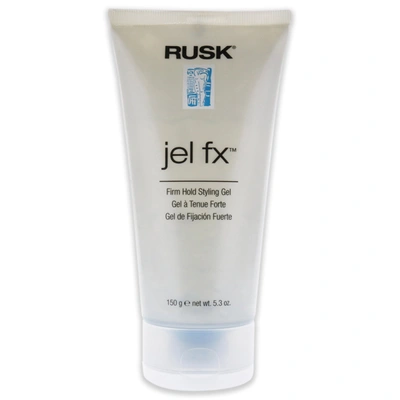 Rusk Jel Fx Firm Hold Firm Hold Styling Gel By  For Unisex - 5.3 oz Gel