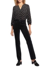 Nydj Marilyn Corduroy Straight Leg Pants In Black