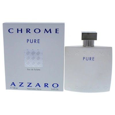 Azzaro Chrome Pure By  For Men - 3.4 oz Edt Spray