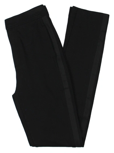 Rag & Bone Joan Womens High Rise Slim Straight Leg Pants In Black