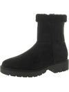 ESPRIT ARIANA WOMENS FAUX FUR ROUND TOE ANKLE BOOTS
