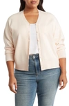 BY DESIGN BY DESIGN CHER V-NECK BUTTON FRONT CARDIGAN