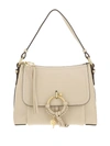 See By Chloé Joan Shoulder Bag In Beige Leather