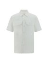 Jil Sander Short Sleeve Cotton Shirt With Classic Collar
