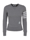 Thom Browne Crewneck Sweatshirt In Gray