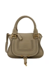 CHLOÉ MARCIE SMALL LEATHER HANDBAG WITH REMOVABLE SHOULDER STRAP
