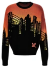 DSQUARED2 INTARSIA SWEATER SWEATER, CARDIGANS MULTICOLOR