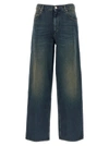 Isabel Marant Joanny Mid Rise Denim Wide Jeans