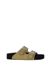 Isabel Marant Beige Lennyo Buckle Sandals