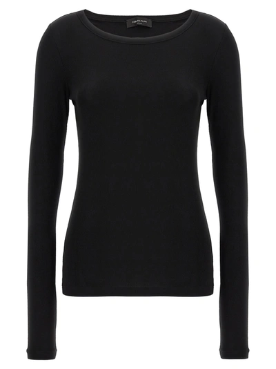 Fabiana Filippi Ribbed Jumper In Negro