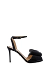 Mach&mach Satin Le Cadeau Sandals With Double Bow