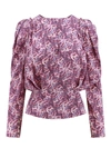 Isabel Marant Graphic-print Silk-blend Blouse