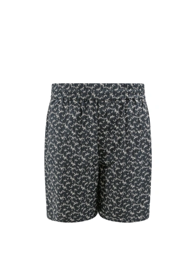 ISABEL MARANT COTTON SHORTS WITH ALL-OVER PRINT