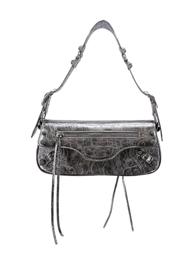 Balenciaga Shoulder Bag In Gray