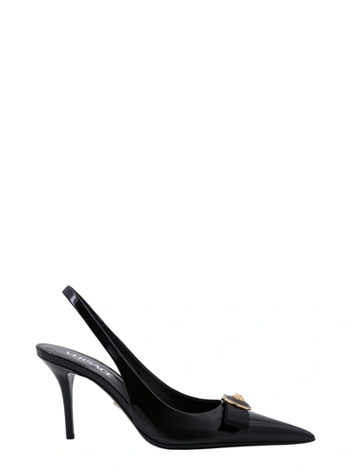 Versace Slingback In Black