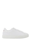 Versace Women Greca Print Leather Sneakers