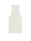 SAINT LAURENT SILK TANK TOP WITH MONOGRAM DETAIL