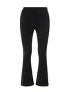 Courrèges Reedition Rib-knit Flared Trousers