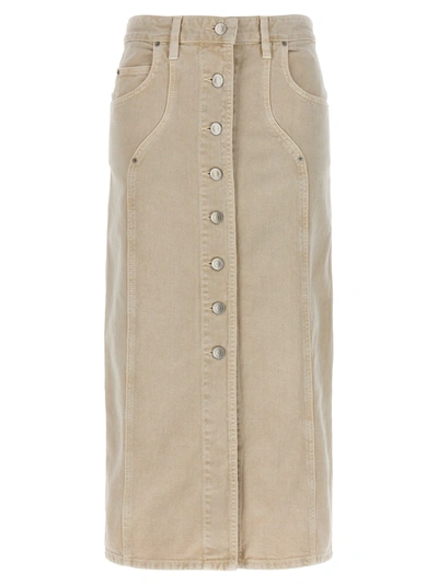 Isabel Marant Étoile Vandy Skirts Beige