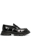 Alexander Mcqueen Flat Shoes In Black